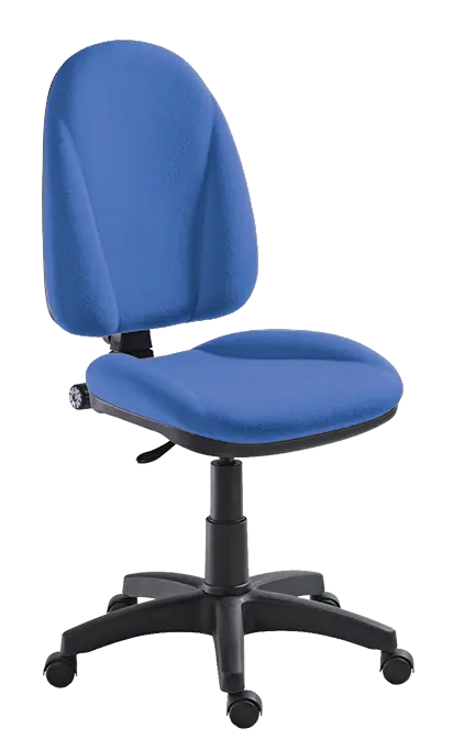 444/MEK židle kancelářská, koženka AN 067 - koženka nebeská modrá